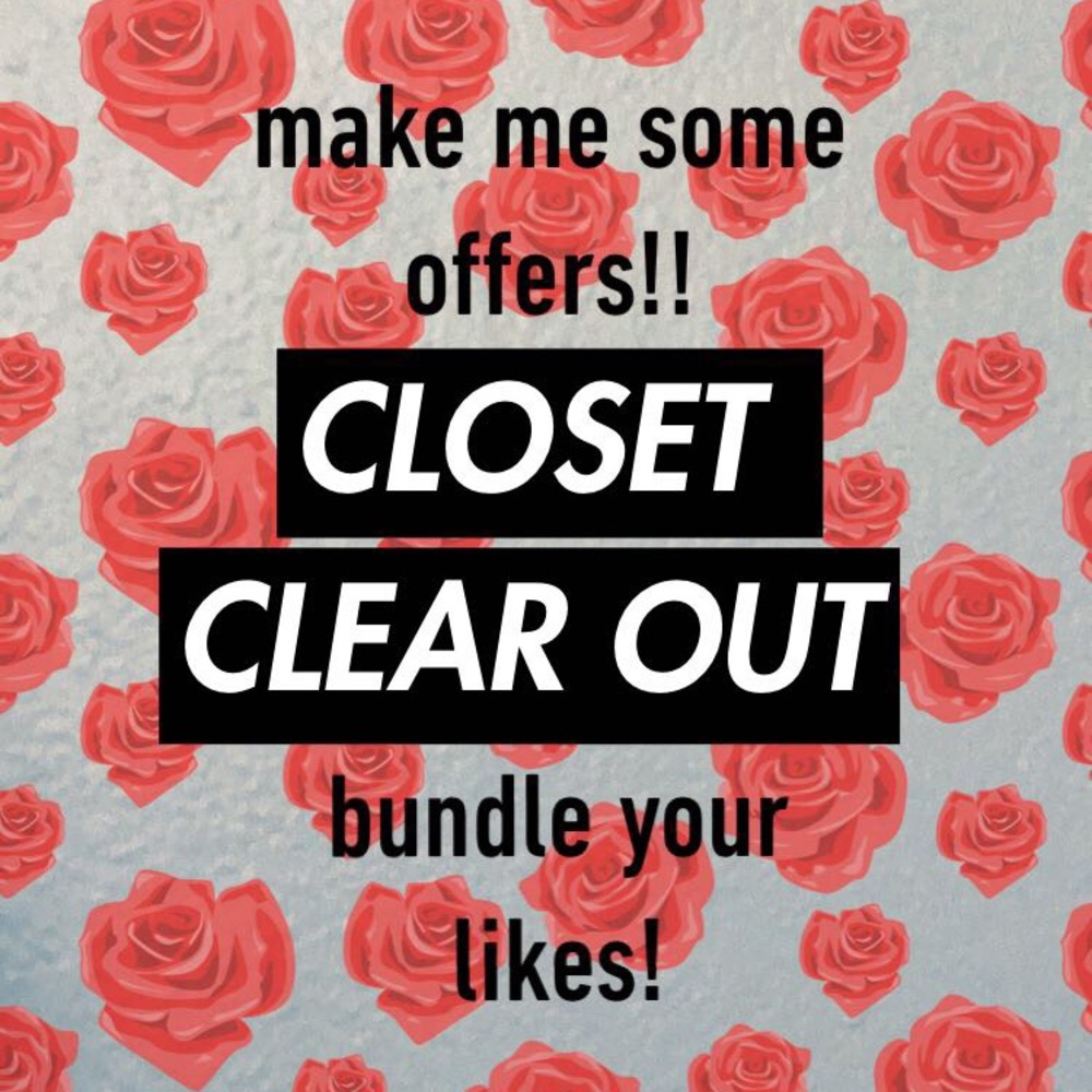 CLOSET CLEAR OUT